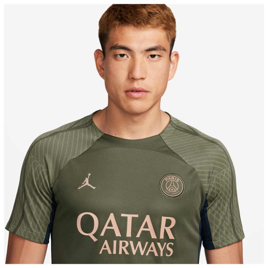 Jordan Ανδρική κοντομάνικη μπλούζα Paris Saint-Germain Strike Fouth Dri-FIT Soccer KnitTop